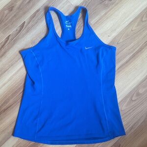 Nike Women's Vibrant Blue Dri-FIT Tank Top